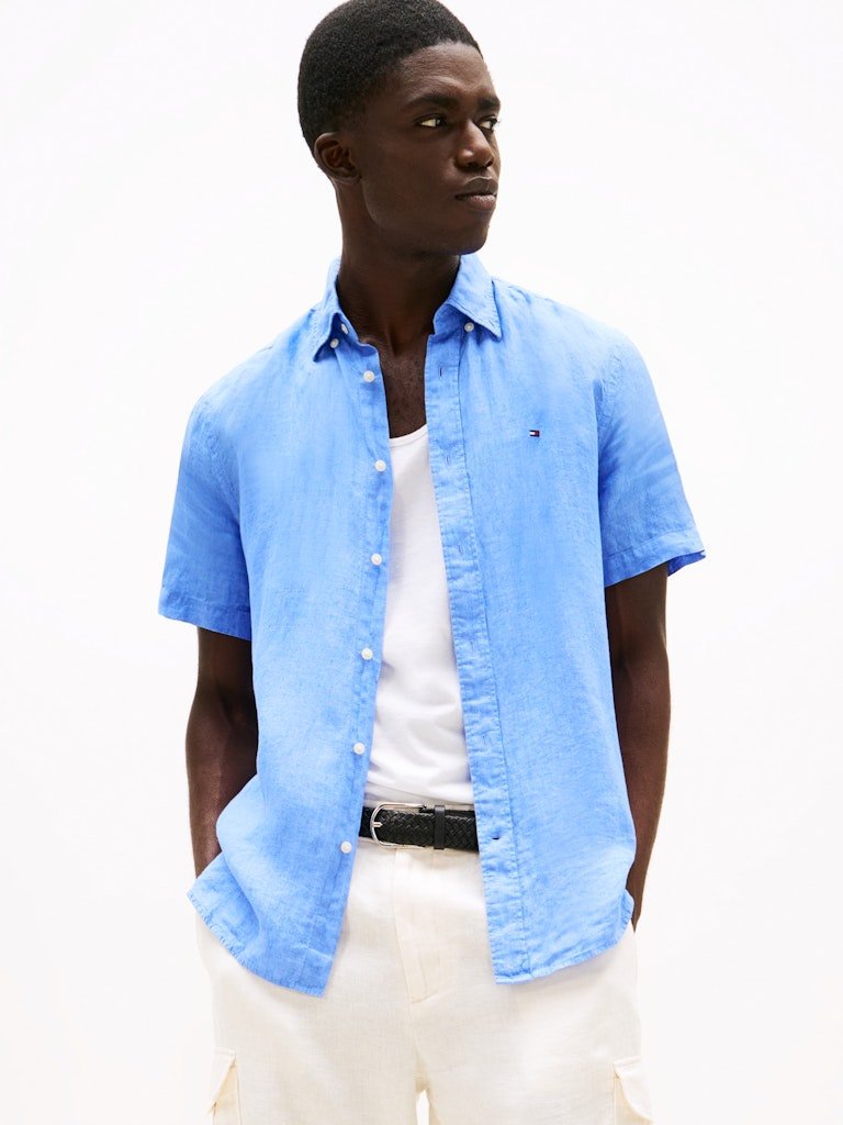 Tommy Hilfiger Kortærmede skjorter mw0mw35207-c30_L - Bygholm Menswear